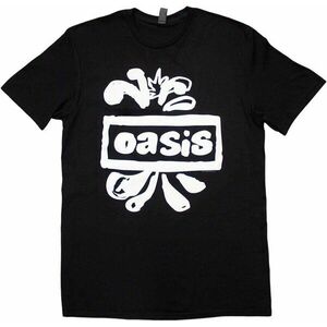 Oasis Tricou Logo Splat Unisex Black 2XL imagine