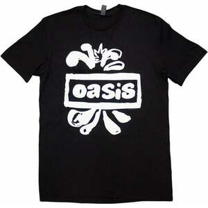 Oasis Tricou Logo Splat Unisex Black M imagine