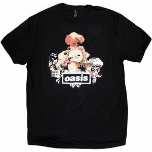 Oasis Tricou Atomic Collage Unisex Black 2XL imagine