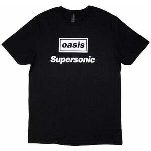 Oasis Tricou Supersonic Title Unisex Black 2XL imagine