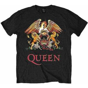 Queen Tricou Classic Crest Unisex Black S imagine