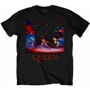 Queen Tricou Live Shot Spotlight Unisex Black 2XL imagine