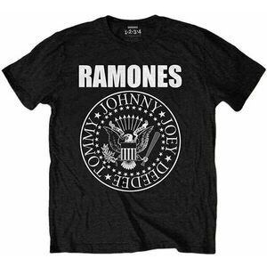 Ramones Tricou Hey Ho (Front & Back) Unisex Black L imagine