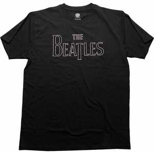 The Beatles Tricou Drop T Embroidered Unisex Black 2XL imagine