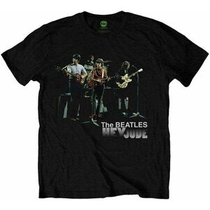 The Beatles Tricou Hey Jude Version 2 Unisex Black 2XL imagine