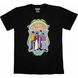 The Beatles Tricou Yellow Submarine Sub Band Frame v2 Unisex Black XL imagine