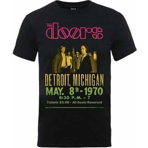 The Doors Tricou Gradient Show Poster Unisex Black 2XL imagine