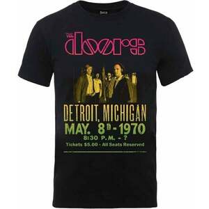 The Doors Tricou Gradient Show Poster Unisex Black L imagine