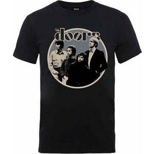 The Doors Tricou Retro Circle Unisex Black 2XL imagine