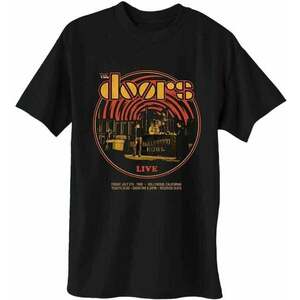 The Doors Tricou 68 Retro Circle Unisex Black 2XL imagine