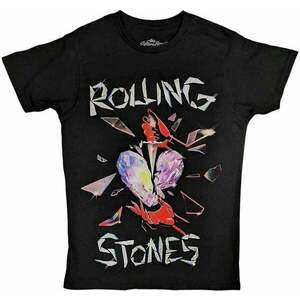 The Rolling Stones Tricou Hackney Diamonds Heart Unisex Black 2XL imagine