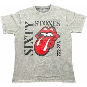 The Rolling Stones Tricou Sixty Vertical Unisex Gri 2XL imagine