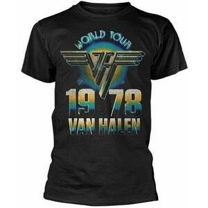 Van Halen Tricou World Tour '78 Unisex Black 2XL imagine