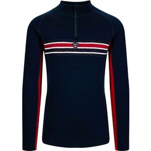 Dale of Norway Aksla Mens Half Zip Baselayer Navy/Red/Off White S Pulover imagine