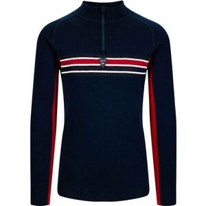 Dale of Norway Aksla Mens Half Zip Baselayer Navy/Red/Off White L Pulover imagine