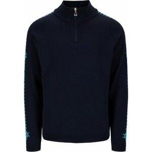 Dale of Norway Geilo Mens Merino Wool Sweater Marine/Peacock M Pulover imagine