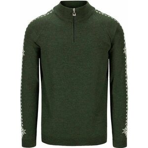 Dale of Norway Geilo Mens Merino Wool Sweater Dark Green/Off White M Pulover imagine