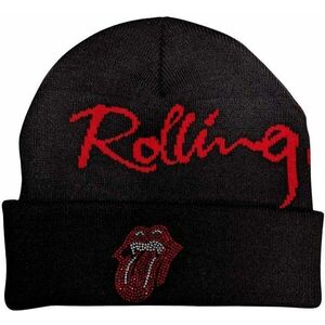 The Rolling Stones Căciula Embellished Classic Tongue Black imagine