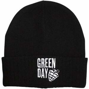 Green Day Căciula Stacked Logo & Grenade Black imagine