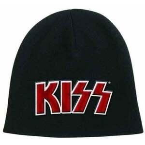 Kiss Căciula Red on White Logo Black imagine