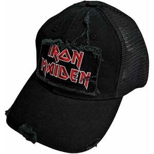 Iron Maiden Şapcă Scuffed Logo Black imagine