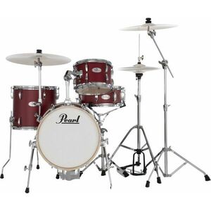 Pearl Midtown MT564/C-D747 Matte Red Set de tobe acustice imagine