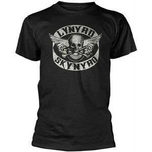 Lynyrd Skynyrd Tricou Biker Patch Unisex Black 2XL imagine