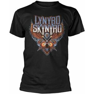 Lynyrd Skynyrd Tricou Crossed Guitars Unisex Black 2XL imagine