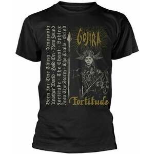 Gojira Tricou Fortitude Tracklist Unisex Black 2XL imagine