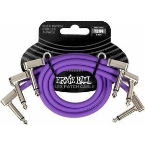 Ernie Ball Flex 3 Pack 30, 48 cm Oblic - Oblic Cablu patch imagine