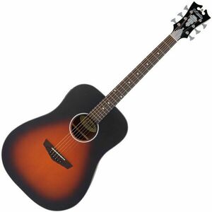 D'Angelico Premier Lexington LS Satin Vintage Sunburst Chitară electro-acustică Dreadnought imagine