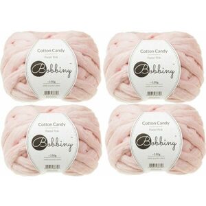 Bobbiny Cotton Candy Pastel Pink Fire de tricotat imagine