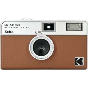 KODAK EKTAR H35 Film Camera Brown Aparat de fotografiat clasic imagine