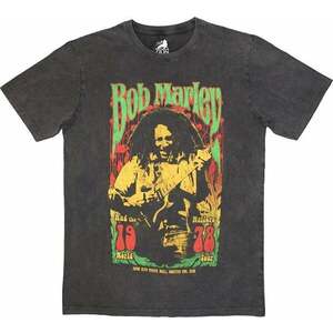 Bob Marley Tricou 1978 Stone Wash Unisex Gri cărbune S imagine