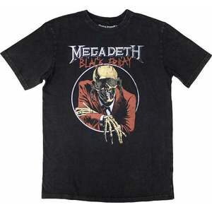 Megadeth Tricou Black Friday Stone Wash Unisex Gri cărbune S imagine