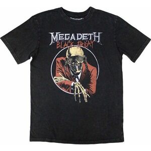 Megadeth Tricou Black Friday Stone Wash Unisex Gri cărbune 2XL imagine