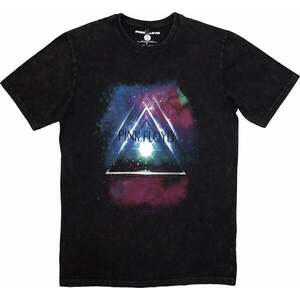 Pink Floyd Tricou Space Prism Stone Wash Unisex Black S imagine