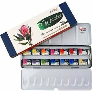 Rosa 340202 Set de vopsele acuarela Botanical 14 x 2, 5 ml imagine