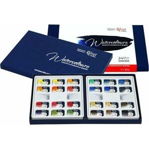 Rosa 340124 Set de vopsele acuarela 24 x 2, 5 ml imagine