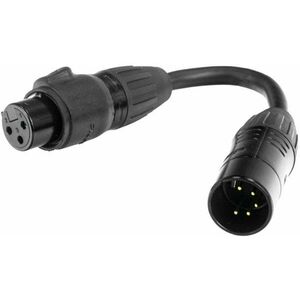 Accu Cable 5-pin M to 3-pin FM IP65 Cablu pentru lumini DMX imagine