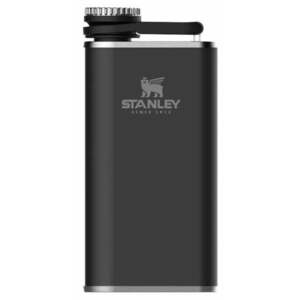 Stanley Easy Fill Wide Mouth Flask Matte Black Pebble 230 ml Ploscă imagine