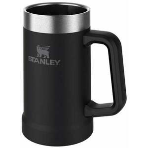 Stanley Big Grip Beer Stein Matte Black Pebble 700 ml Ceașcă imagine