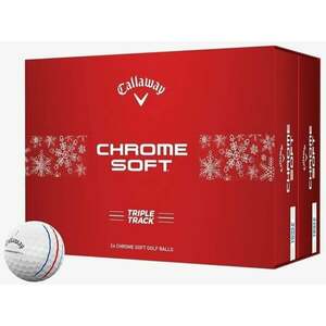 Callaway Chrome Soft 2024 White Triple Track Minge de golf imagine