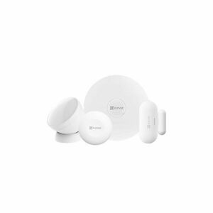 Kit sistem de alarma wireless Smart Home EZVIZ CS-B1-HomeSensorKit, ZigBee, Wi-Fi, 2.4 GHz, Bluetooth, 200 m, control de pe telefon imagine