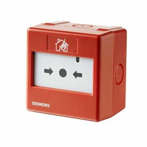 Buton de incendiu adresabil Siemens FDM231-RP, resetabil, IP44 imagine