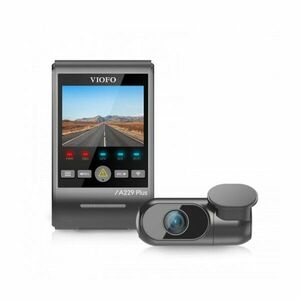 Camera auto Wi-Fi dual band fata/spate Viofo A229 PLUS 2CH-IR, 5 MP, 2.4-5 GHz, GPS, Night Vision, control vocal, slot card imagine