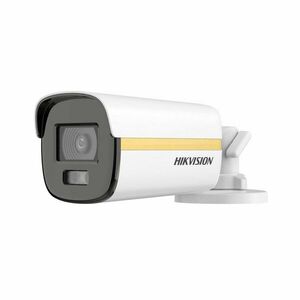 Camera supraveghere exterior HikVision ColorVu DS-2CE12KF3T-LE, 5 MP, 2.8 mm, IR/lumina alba 40 m, PoC imagine