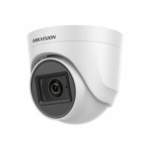 Camera supraveghere Dome HikVision TurboHD DS-2CE76H0T-ITPFS, 5 MP, 2.8 mm, IR 20 m, microfon imagine