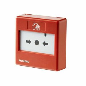 Buton de incendiu adresabil Siemens FDME231, resetabil, IP44, 10 bucati imagine