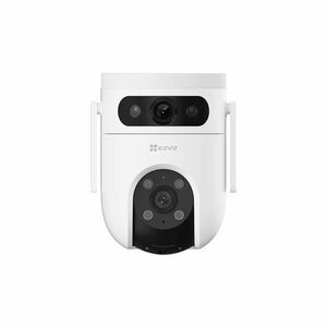 Camera supraveghere cu lentila duala IP Wi-Fi PT EZVIZ CS-H9C-3MP(DL), 3 MP, 2.8-6 mm, 2.4 GHz, IR/lumina alba 30 m, sirena, auto-tracking, microfon si difuzor, slot card imagine